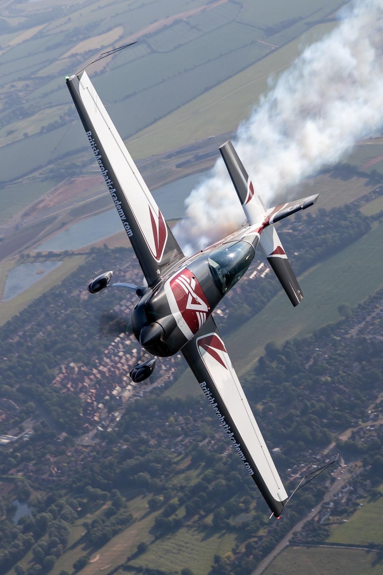 Engineer inspecting engine components